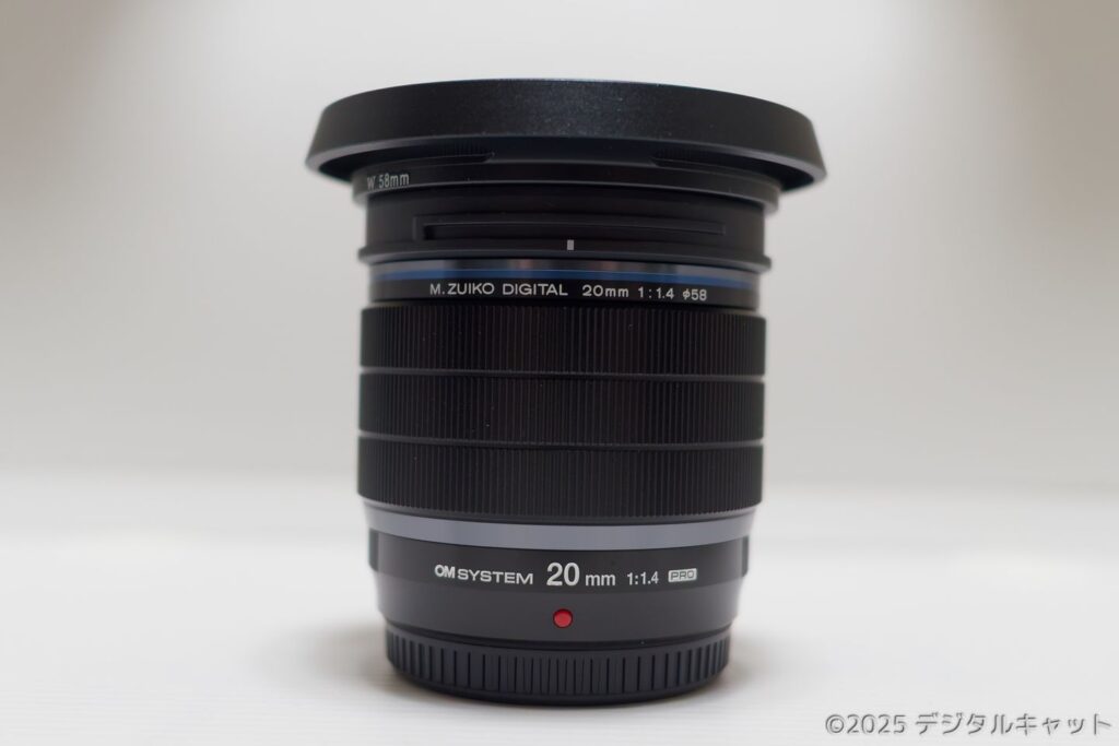 M.ZUIKO DIGITAL ED 20mm F1.4 PRO + F-Foto クラシックレンズフード(ワイドタイプ)